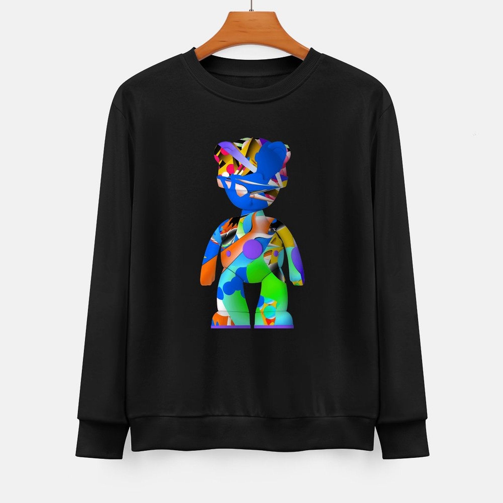 Long Sleeve With Front Pattern Plain